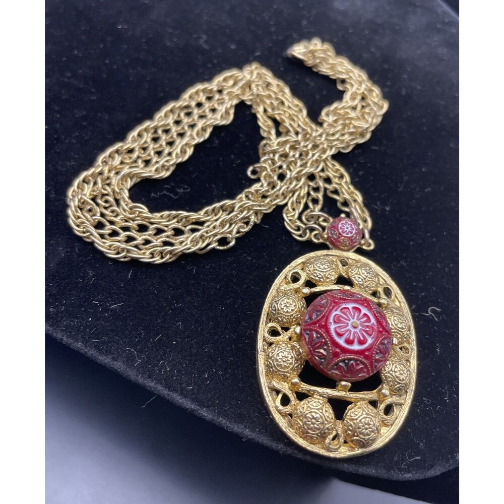 🔥Verified Juliana D&E for Celebrity NY Molded Glass Moroccan Mosaic Necklace